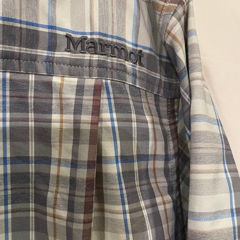 Marmot men's short‎ sleeve button up shirt size XL